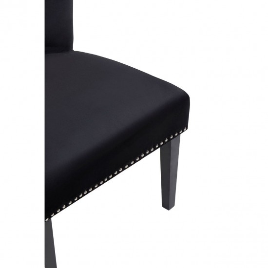 Edgbaston Classic Black Wingback Dining Chair