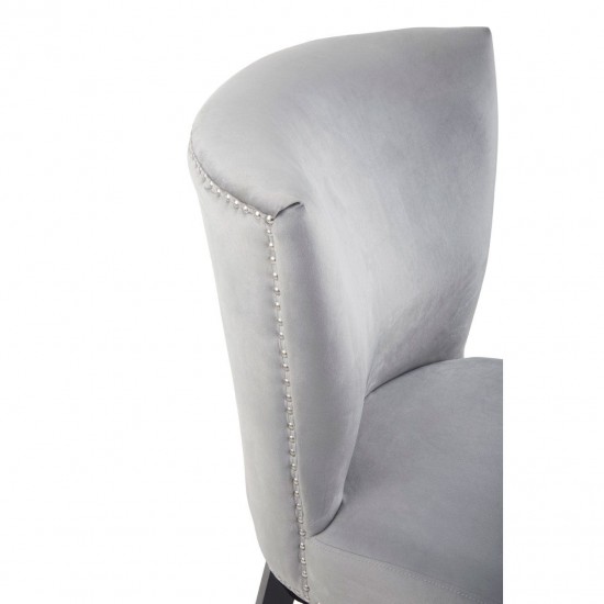 Edgbaston Classic Grey Wingback Dining Chair