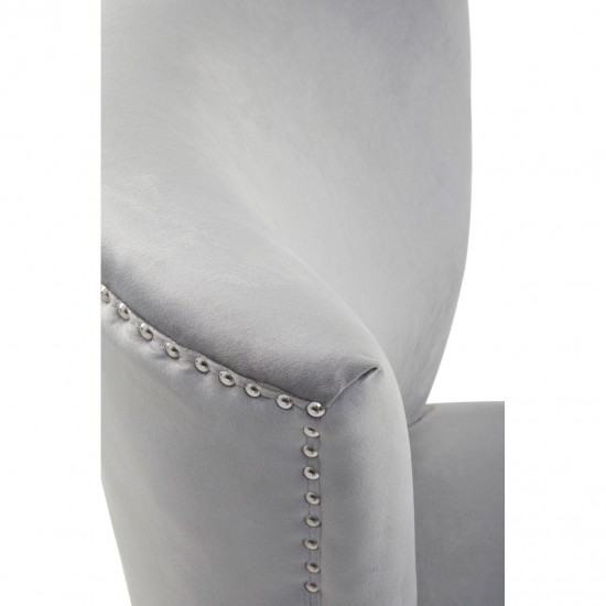 Edgbaston Classic Grey Wingback Dining Chair