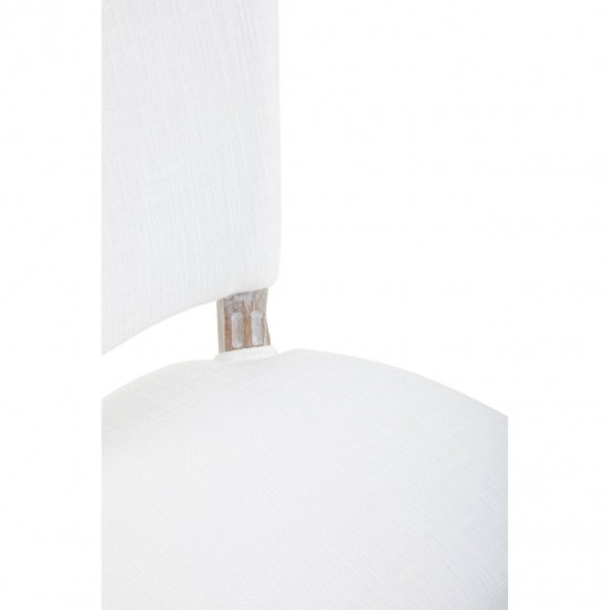 Edgbaston Ivory Linen Antique Legs Dining Chair