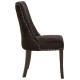 Edgbaston Black Velvet Dining Chair