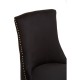 Edgbaston Black Velvet Dining Chair