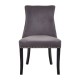Edgbaston Grey Velvet Dining Chair