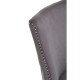 Edgbaston Grey Velvet Dining Chair