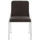 Albany Black And Chrome Dining Chair