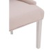 Chelsea Chrome And Natural Button Back Dining Chair