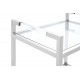 Lexington 2 Tier Polished Silver Finish Drinks Trolley