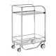 Albany Stainless Steel Finish Drinks Trolley