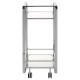 Albany Stainless Steel Finish Drinks Trolley