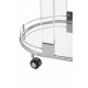Adams Mirror Drinks Trolley With Chrome Finish 