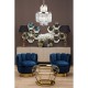 Lexington Six Bulb Silver Finish And Crystal Chandelier Pendant