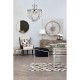 Lexington Eleven Bulb Silver Finish And Crystal Chandelier Pendant