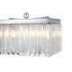 Lexington Eight Bulb Silver Finish And Crystal Chandelier