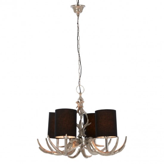 Stag Four Light Chandelier 