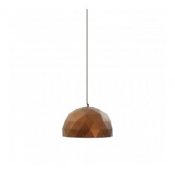 Malbec Small Copper Coloured Pendant Ceiling Light 