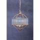 Earl 3 Bulb Glass and Chrome Finish Pendant Lamp