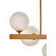 Abrita 7 Bulb Bronze Finish Pendant Ceiling Lamp