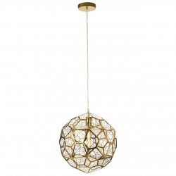 Amelia Gold Finish Pendant Ceiling Lamp  