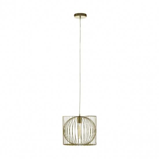 Augustus Contemporary Gold Finish Ceiling Lamp