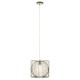 Augustus Contemporary Silver Finish Ceiling Lamp