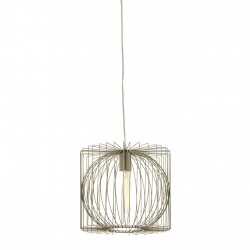 Augustus Contemporary Silver Finish Ceiling Lamp