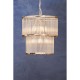 Sutton Black And Glass Two Tier Chandelier 