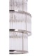 Sutton Nickel And Glass Three Tier Chandelier 