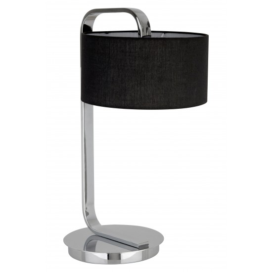 Biba Chrome Finish Table Lamp