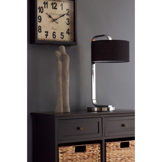 Biba Chrome Finish Table Lamp