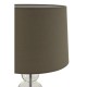 Orb Glass and Chrome Finish Table Lamp