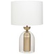 Stockholm Glass and Brass Finish Table Lamp
