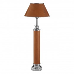 Lincoln Tan and Nickel Table Lamp