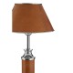 Lincoln Tan and Nickel Table Lamp