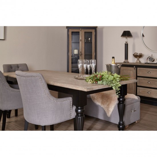 Lincoln Black and Nickel Table Lamp