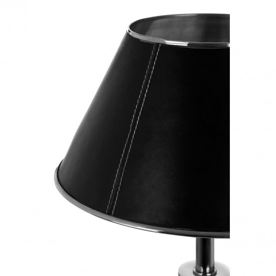 Lincoln Black and Nickel Table Lamp