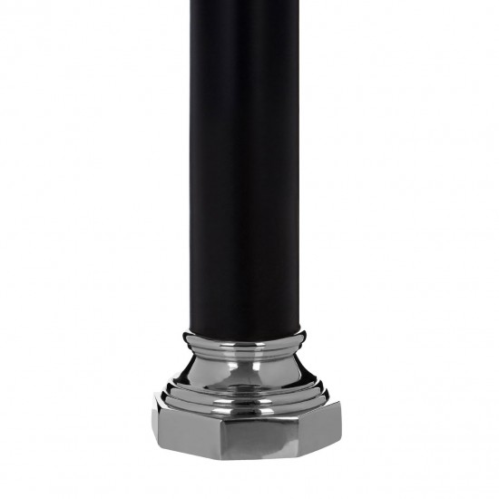 Lincoln Black and Nickel Table Lamp