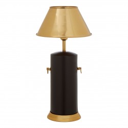 St James Black and Gold Table Lamp