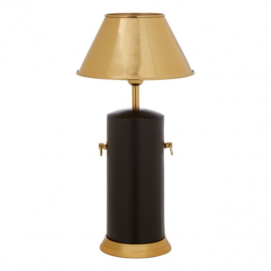 St James Black and Gold Table Lamp