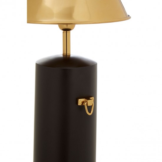 St James Black and Gold Table Lamp