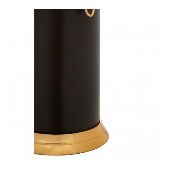 St James Black and Gold Table Lamp