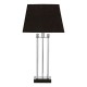 Ascot Chrome And Black Table Lamp