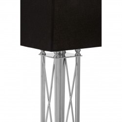 Ascot Chrome And Black Table Lamp