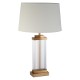 Connaught Glass and Gold Effect Finish Table Lamp