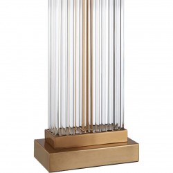 Connaught Glass and Gold Effect Finish Table Lamp