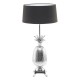 Caicos Nickel Finish Pineapple Table Lamp