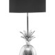 Caicos Nickel Finish Pineapple Table Lamp