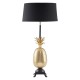 Caicos Gold Finish Pineapple Table Lamp