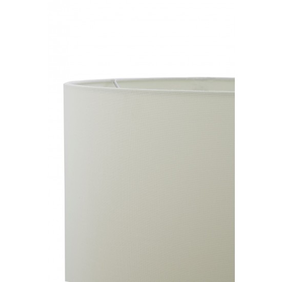 Carrie Glass and Chrome Globe Base Table Lamp