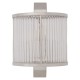 Sutton Nickel And Glass Wall Light 