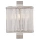 Sutton Nickel And Glass Wall Light 